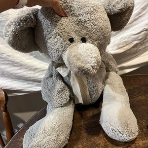 Large plush elephant toy